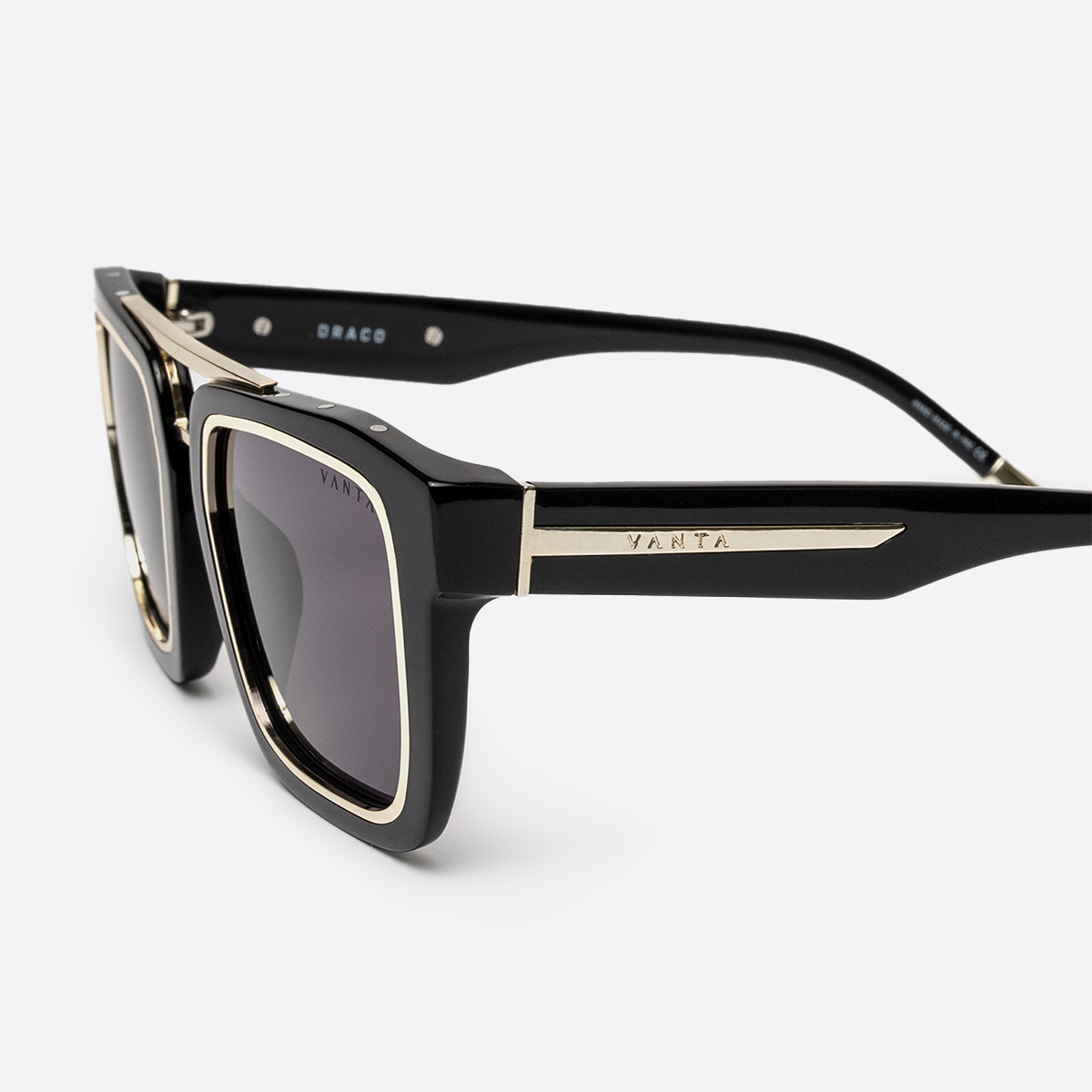 DRACO - Gloss Black & Gold Metal